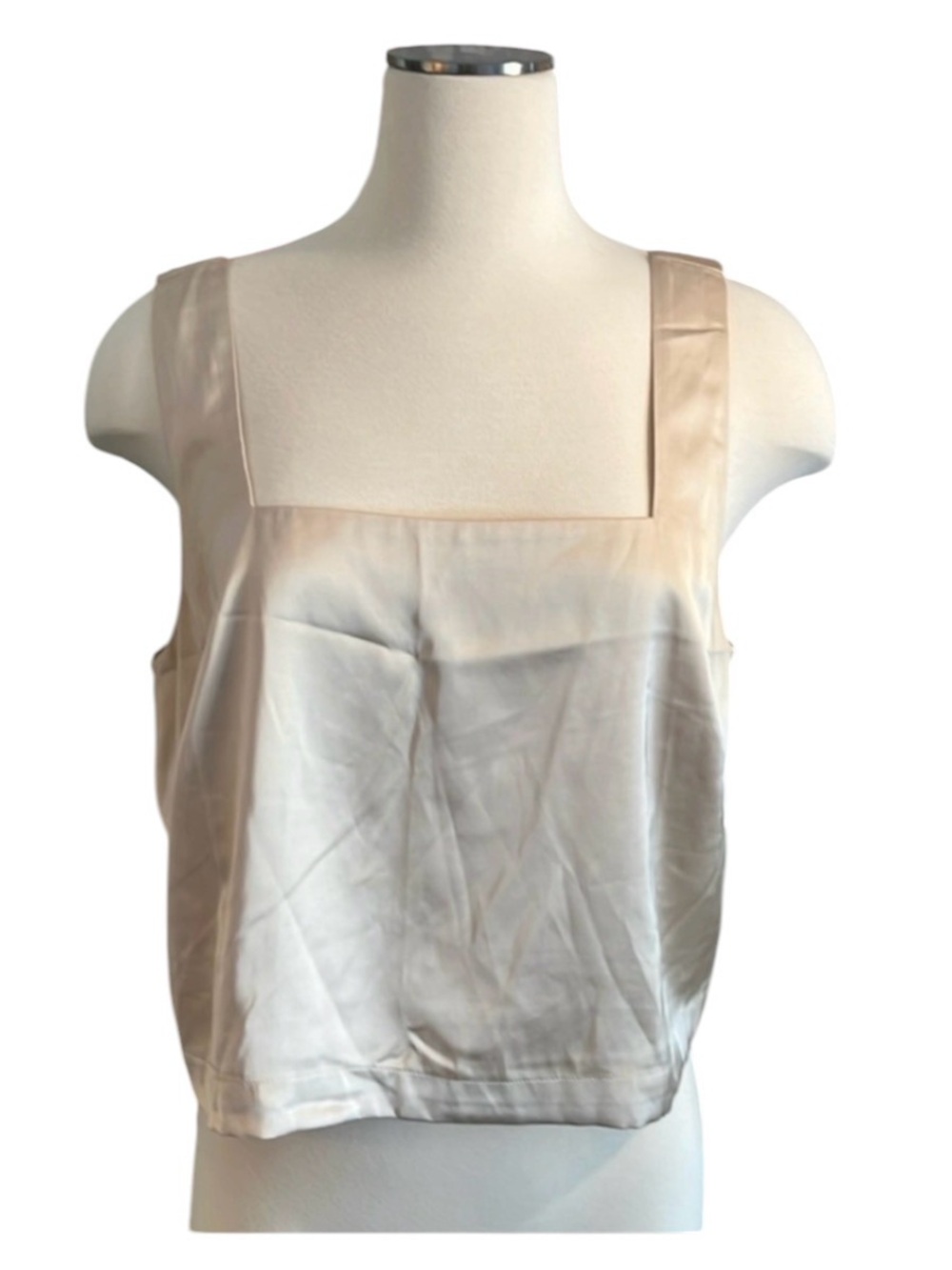 ABERCROMBIE & FITCH NWT Women’s Cropped Sleeveless Top /Blouse Size Large